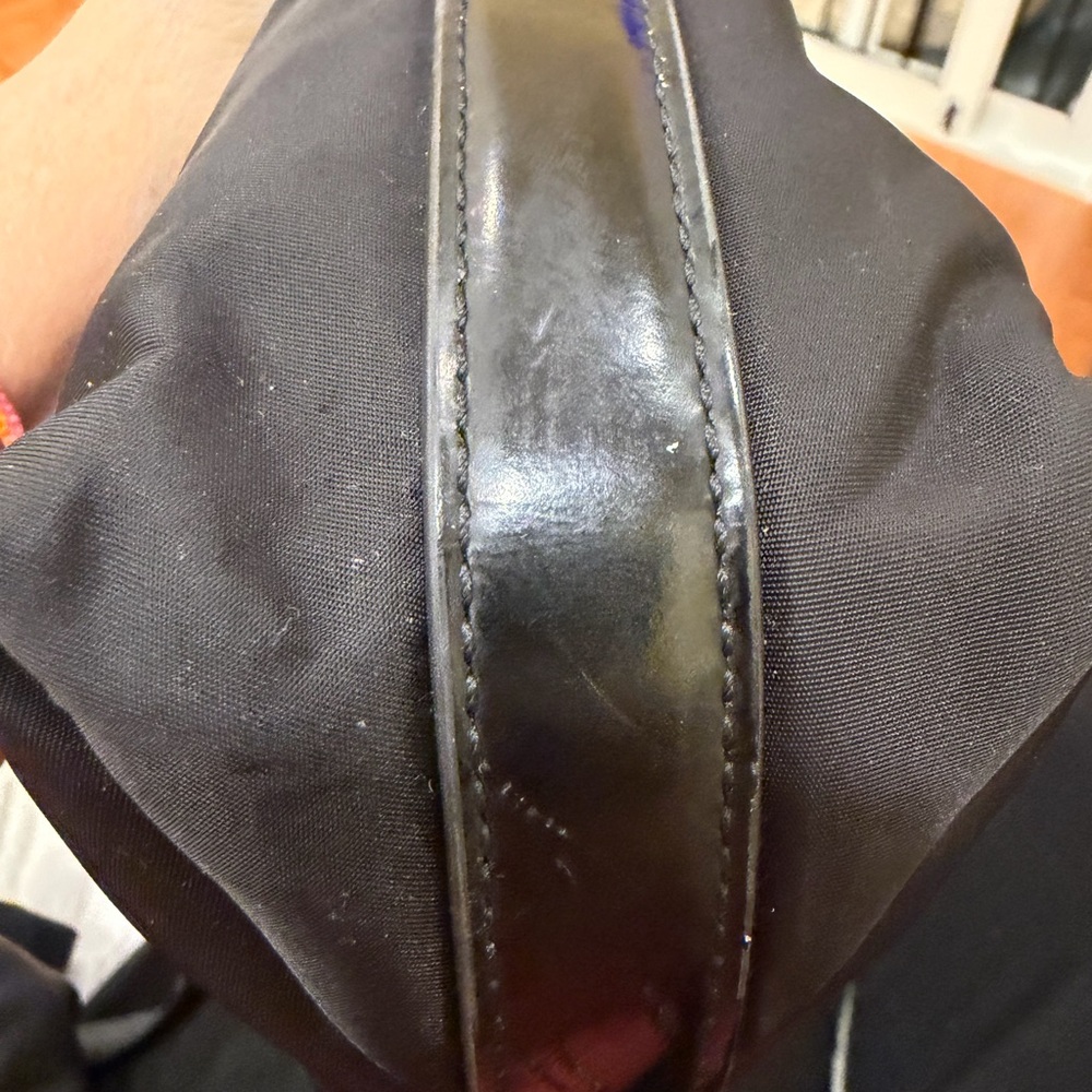 EUC Kate Spade Sam Icon Black Nylon Hobo Bag - Picture 10 of 11